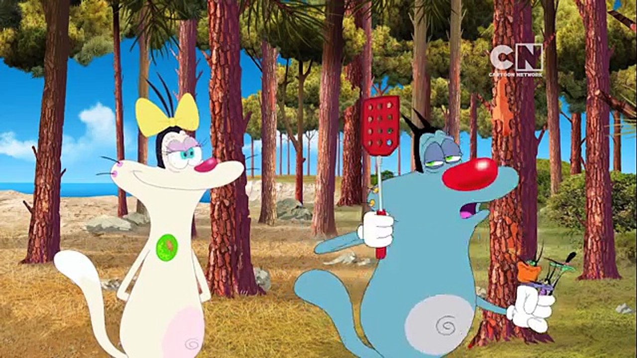 Oggy and the Cockroaches - Unhappy Camper (Clip)