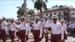Fiestas Patrias de Panamá, desfiles de los colegios in el Casco Viejo