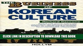 New Book The Business of Korean Culture