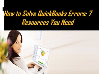 Top ways to solve quickbooks errors