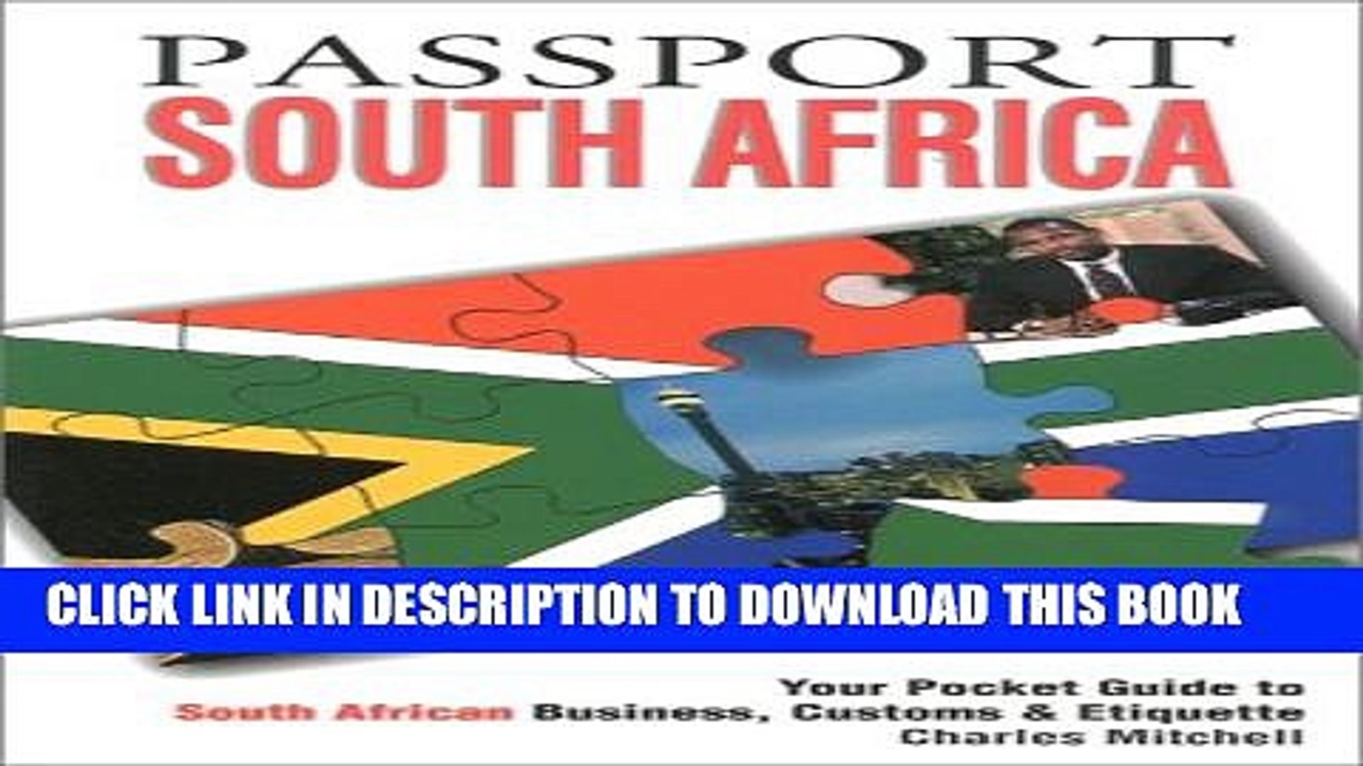 ⁣New Book Passport South Africa: Your Pocket Guide to South African Business, Customs   Etiquette