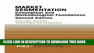 New Book Market Segmentation: Conceptual and Methodological Foundations (International Series in