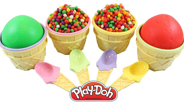 Play Doh Ice Cream Peppa Pig Español Toys Kinder Surprise Eggs SpiderMan Minions