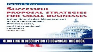 New Book Successful Proposal Strategies for Small Businesses 4th edition (Artech House Technology