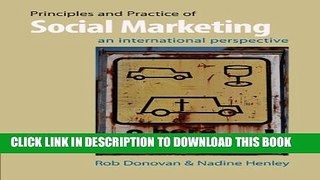 Collection Book Principles and Practice of Social Marketing: An International Perspective