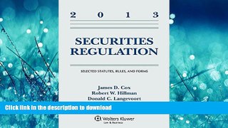 EBOOK ONLINE Securities Regulation: Selected Statutes Rules and Forms 2013 Supplement READ PDF