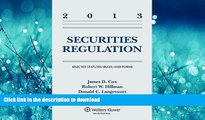 EBOOK ONLINE Securities Regulation: Selected Statutes Rules and Forms 2013 Supplement READ PDF