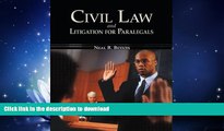 EBOOK ONLINE  Civil Law   Litigation for Paralegals (McGraw-Hill Business Careers Paralegal