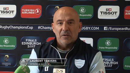 Racing 92 - Travers: "On n'a pas à se cacher"