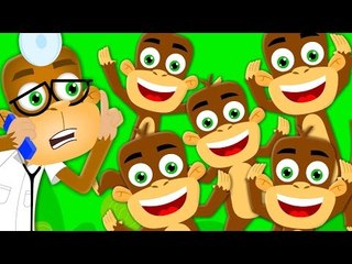 Nursery Rhymes with Videos | Children and kids Video Songs | Five Little Monkeys  Jumping on the Bed