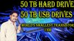 50 TB Hard Drive | 50 TB USB Drives World's smallest transistor 1nm prepared Explained in [Hindi/Urdu]