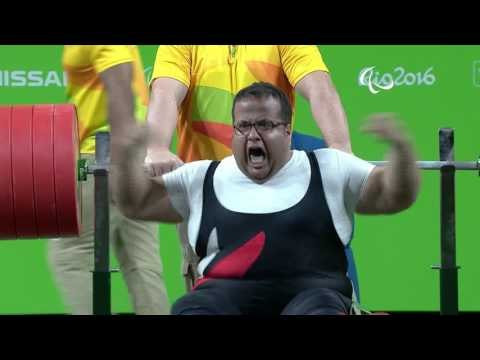 Powerlifting | Amr MOSAAD wins Silver| Men's +107kg | Rio 2016 Paralympic Games HD