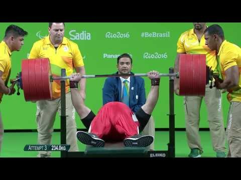 Powerlifting | Jamil ELSHEBLI wins Bronze | Men's +107kg | Rio 2016 Paralympic Games HD