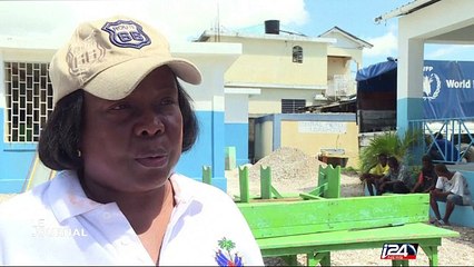 Haiti : première distribution de nourriture après l'ouragan Matthew