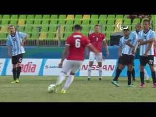 Football 7-a-side | Great Britain v Argentina | 5th–6th classification | Rio 2016 Paralympic Games