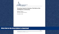 DOWNLOAD Securing America s Borders: The Role of the Intelligence Community READ NOW PDF ONLINE