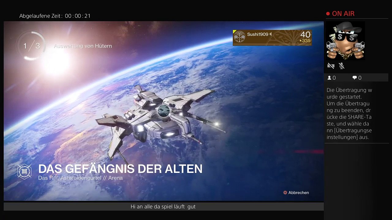 Ps4-live-Übertragung von sushi1909