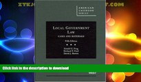 READ  Local Government Law, Cases and Materials, 5th (American Casebooks) (American Casebook