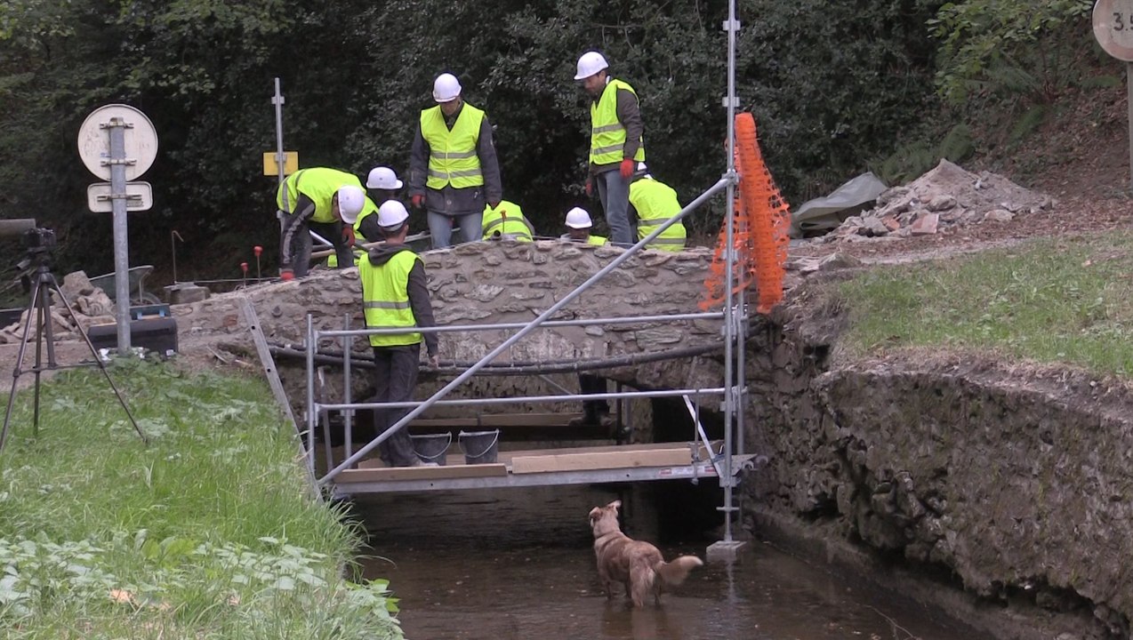 Les Cammazes (81) : un chantier-école pour rénover le pont d'Em-Bosc