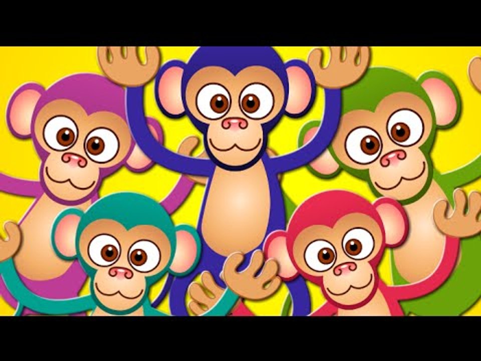 Five Little Monkeys | Nursery Rhymes | Kids Songs - video Dailymotion