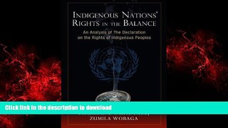 PDF ONLINE Indigenous Nations  Rights in the Balance: An Analysis of the Declaration on the Rights