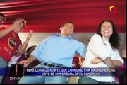 René Cornejo admite que coordinó con Nadine Heredia su voto de investidura en el Congreso