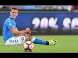 Napoli - Milik infortunato: nessun sostituto, la squadra vuole aspettarlo (12.10.16)