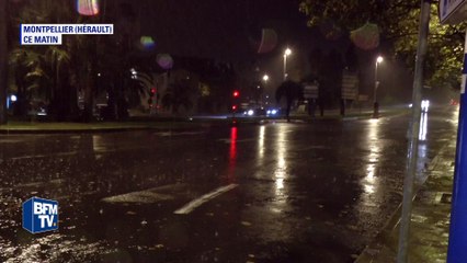 Les fortes pluies ont commencé à toucher l'Hérault