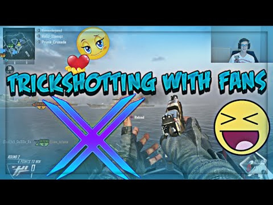 Trickshotting With The Legendary Fans!