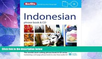 Big Deals  Berlitz Indonesian Phrase Book   CD  Best Seller Books Best Seller