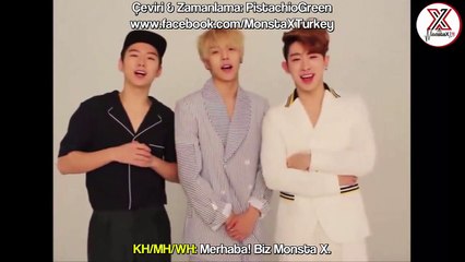 [26.01.2016] Monsta X - Singles Dergisi Facebook Selamlaması (Türkçe Altyazılı)