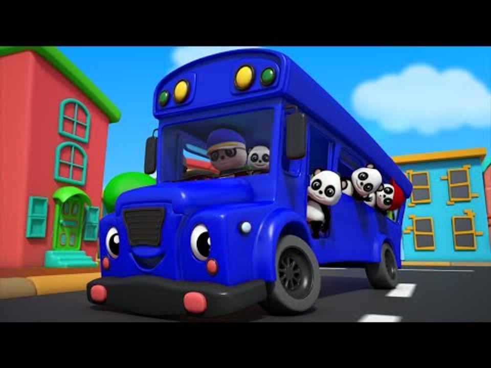 bao panda the wheels on the bus 3d rhymes kids songs baby