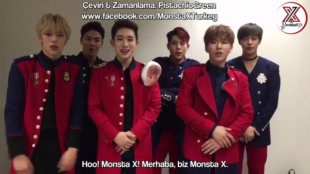 [01.01.2016] Monsta X Twitter Yeni Yıl Kutlaması (Türkçe Altyazılı)