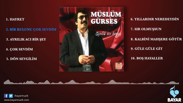 Müslüm Gürses - Bir Kulunu Çok Sevdim