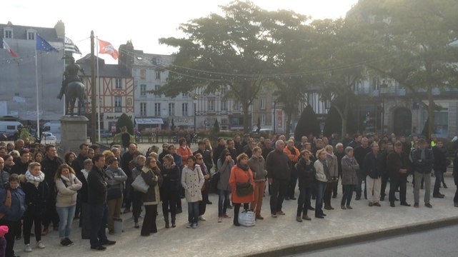 Les agents de la ville manifestent