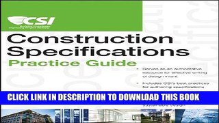 [PDF] The CSI Construction Specifications Practice Guide Full Colection