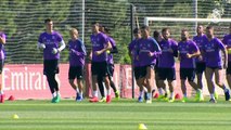 Cristiano Ronaldo and Gareth Bale return to train with the group