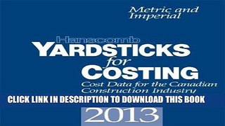 [PDF] Hanscomb Yardsticks for Costing 2013: Cost Data for the Canadian Construction Industry: