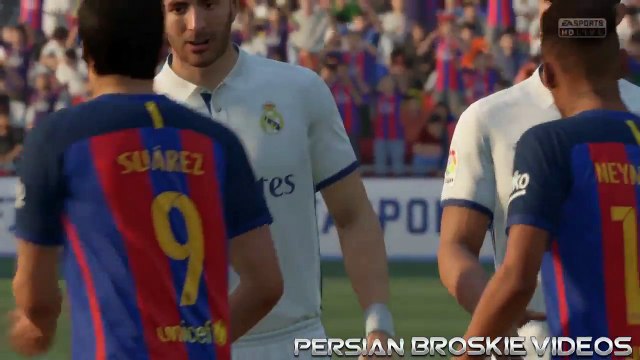 Cristiano Ronaldo vs. Messi - Playing FIFA 17 _ In Real Life!