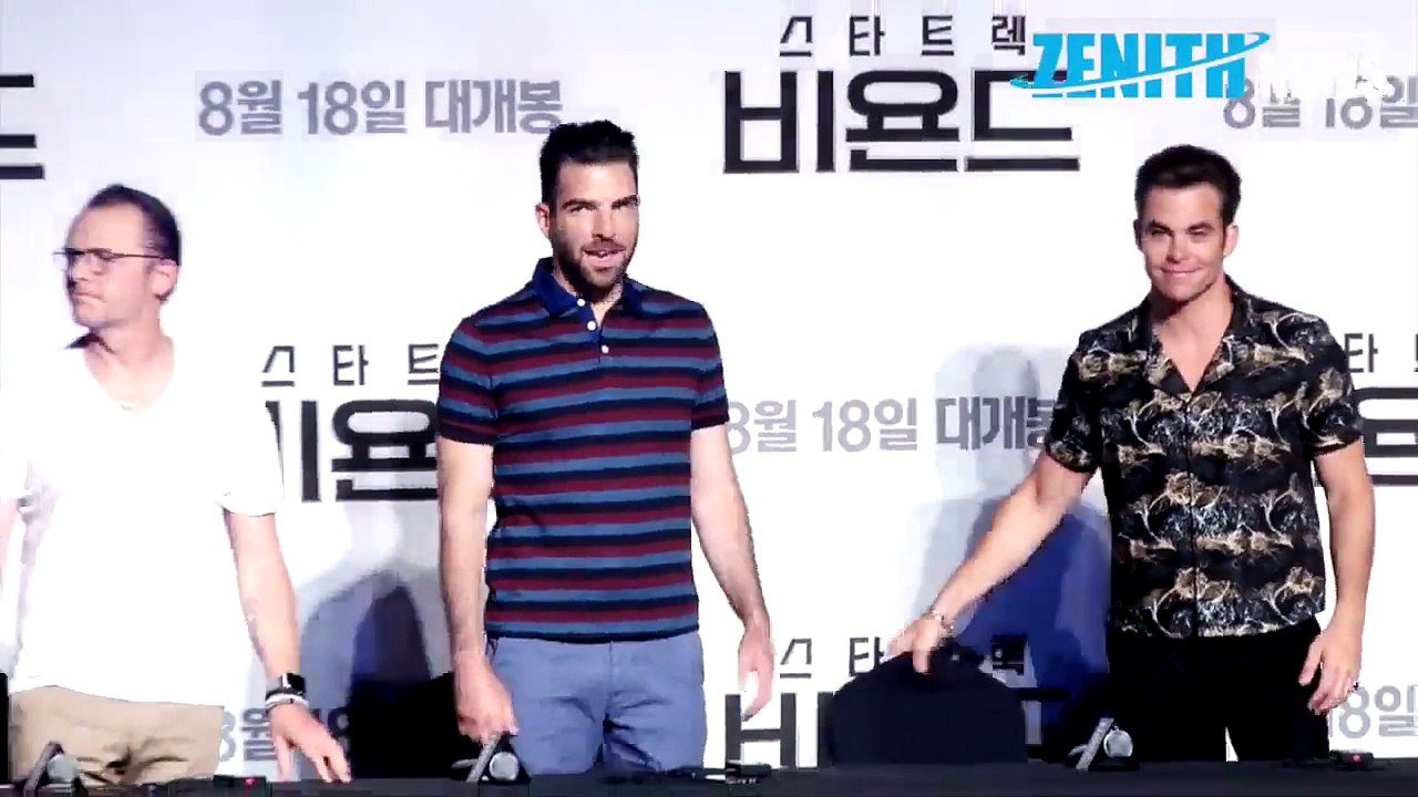 [Z영상] movie 스타트렉 비욘드주역들 내한! 한국 반가워요~(Star Trek...
