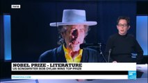 Sweden: US songwriter Bob Dylan wins Nobel Prize for literature