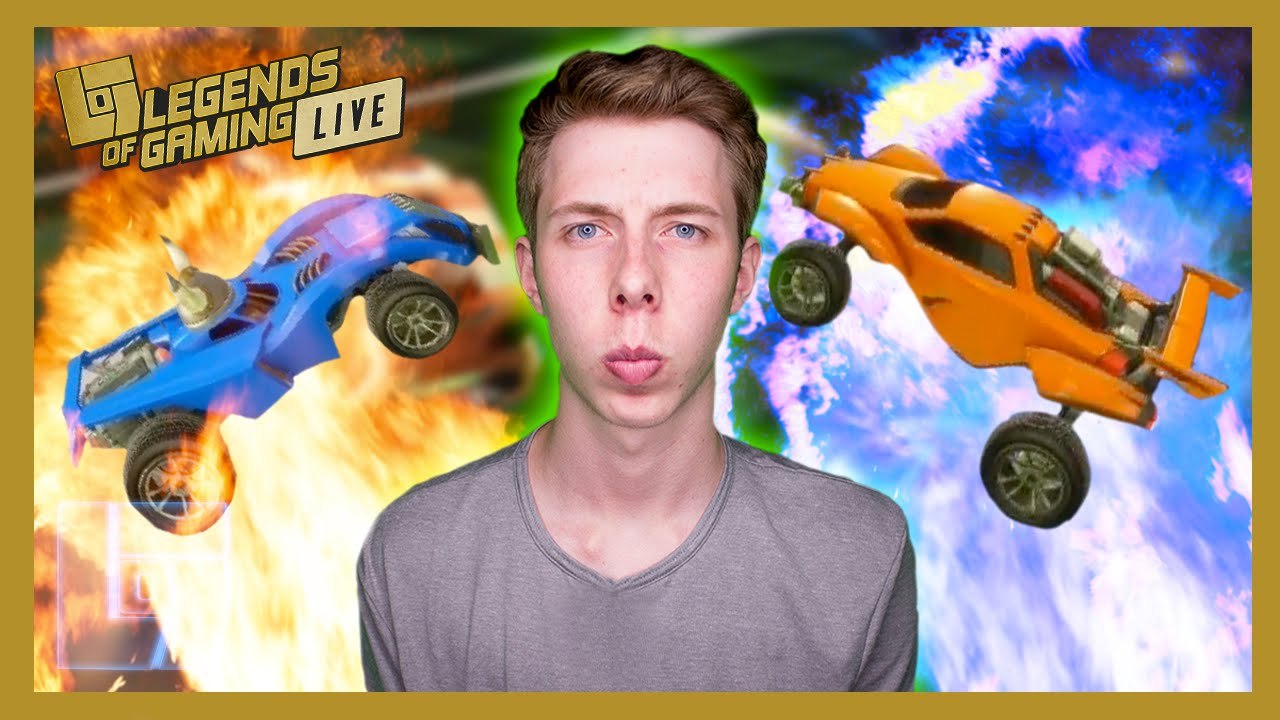 Calfreezy GETS THRASHED at Rocket League: | Legends of Gaming