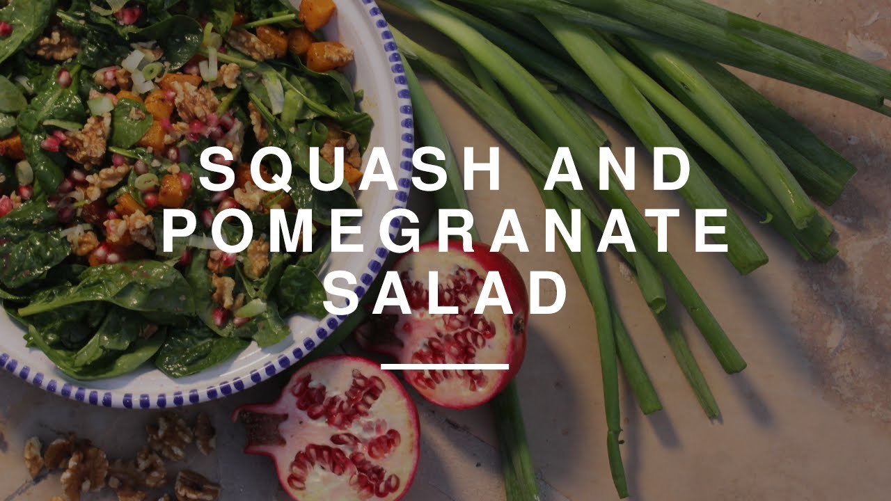 Roasted Squash and Pomegranate Salad | Anne-Marie | Wild Dish