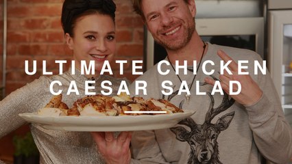Gizzi Erskine's Chicken Kale Caesar Salad w DJ BBQ | Wild Dish