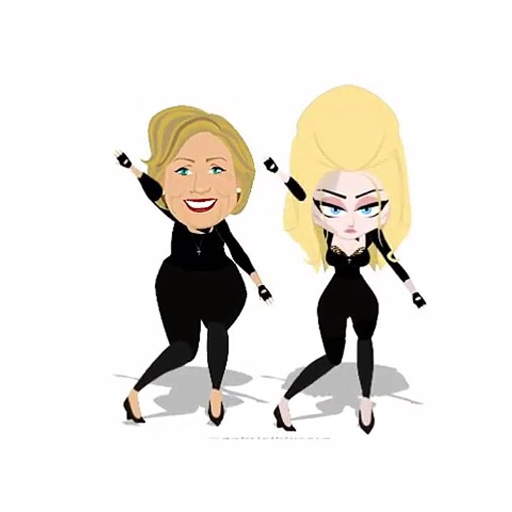 Madonna apporte un soutien origi­nal à Hillary Clin­ton