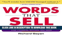 [PDF] Words that Sell: More than 6000 Entries to Help You Promote Your Products, Services, and