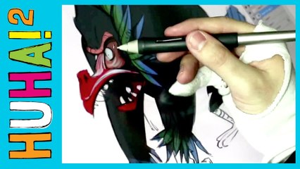 Le Condor-Singe - Dessin en accéléré | Les coulisses de New Eden