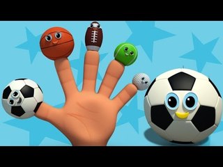 sports ball finger family | nursery rhyme | kids songs | baby videos