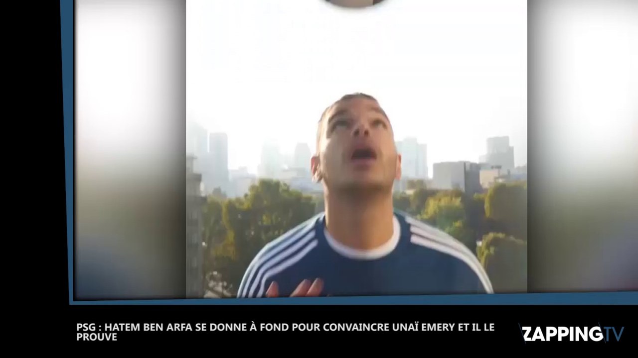 PSG : Hatem Ben Arfa se donne à fond pour convaincre Unai Emery et il le prouve sur Instagram
