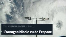 L’ouragan Nicole filmé depuis la Station spatiale internationale